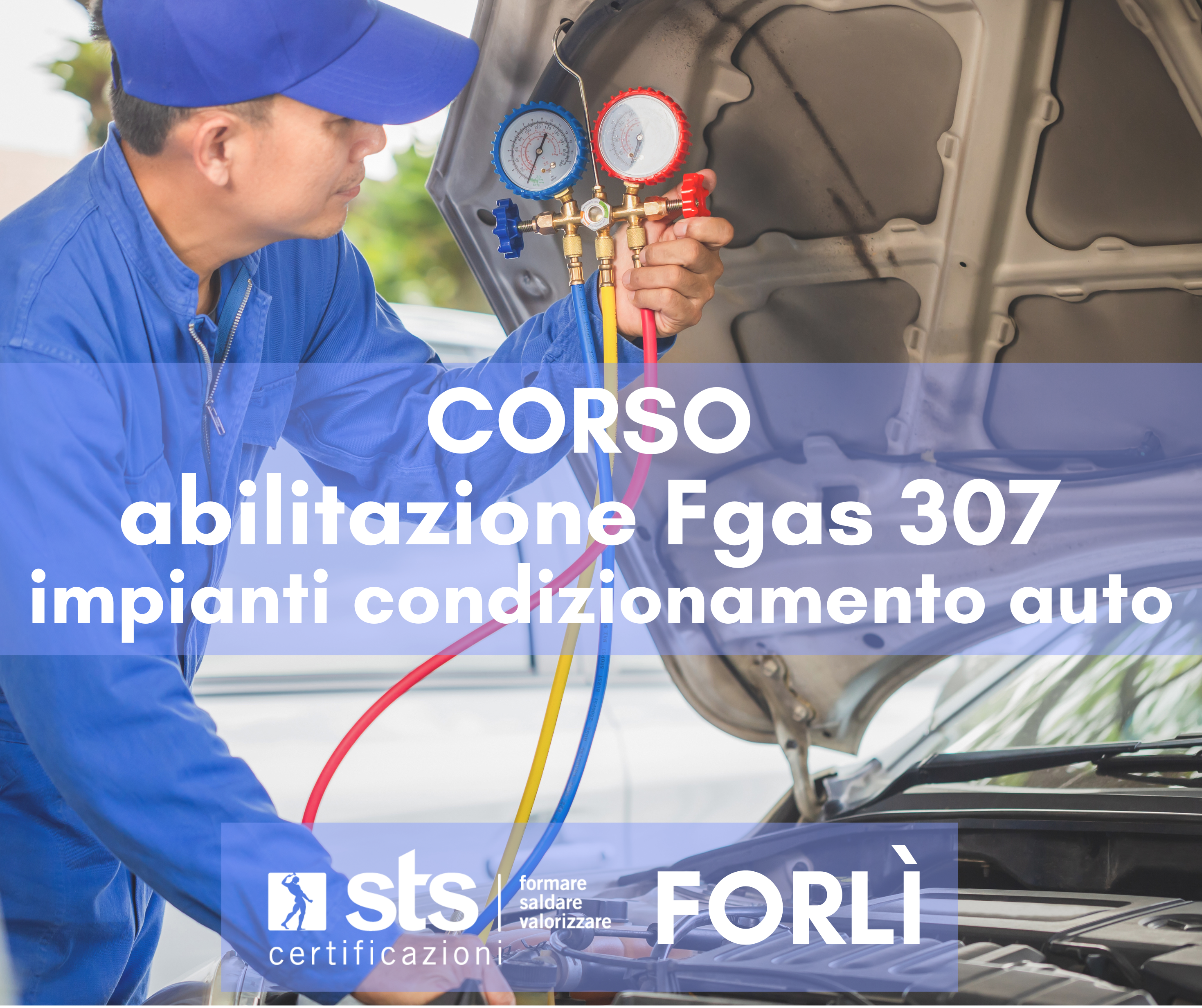 CORSO abilitazione Fgas 307 impianti condizionamento auto